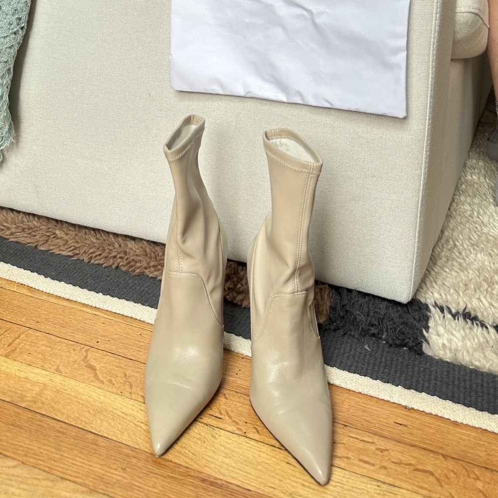 IRO Leather-blend sock boots